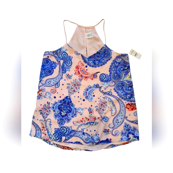 Express Tops - Express Paisley Print Barcelona Cami Medium